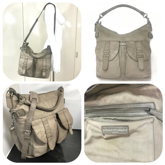 Anthropologie Italian Leather Crossbody Bag